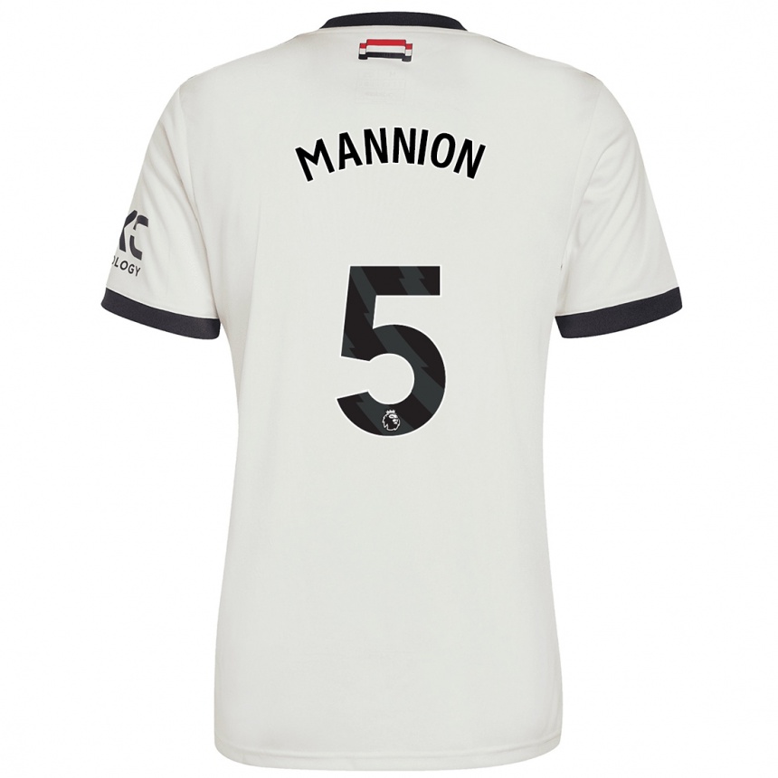 Vaikiškas Aoife Mannion #5 Nespalvotas Trečias Marškinėliai 2024/25 T-Shirt