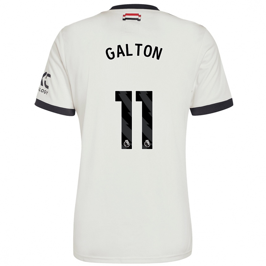 Vaikiškas Leah Galton #11 Nespalvotas Trečias Marškinėliai 2024/25 T-Shirt