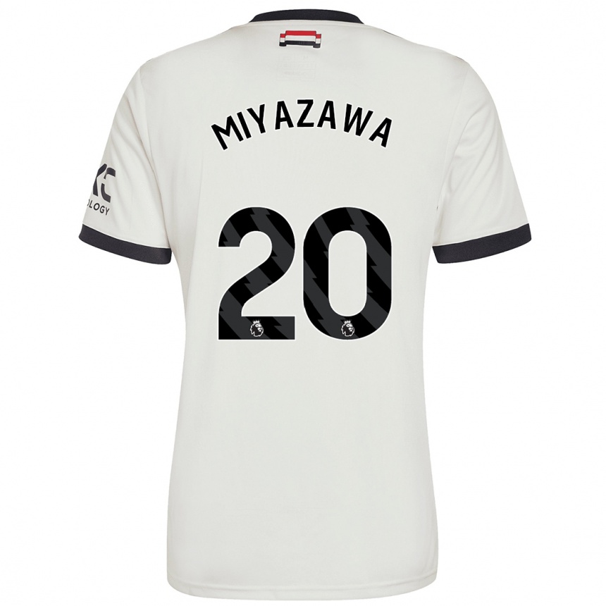 Vaikiškas Hinata Miyazawa #20 Nespalvotas Trečias Marškinėliai 2024/25 T-Shirt