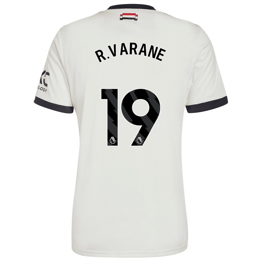 Vaikiškas Raphael Varane #19 Nespalvotas Trečias Marškinėliai 2024/25 T-Shirt