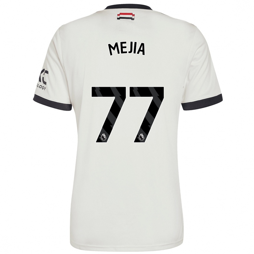 Vaikiškas Mateo Mejia #77 Nespalvotas Trečias Marškinėliai 2024/25 T-Shirt