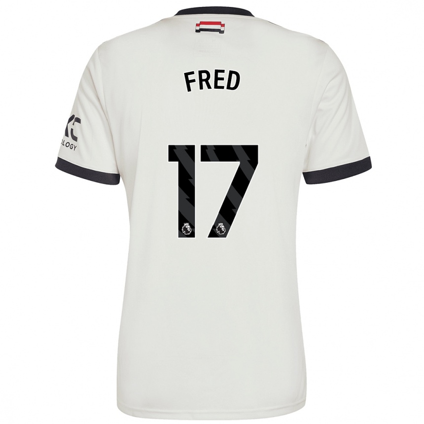 Vaikiškas Fred #17 Nespalvotas Trečias Marškinėliai 2024/25 T-Shirt