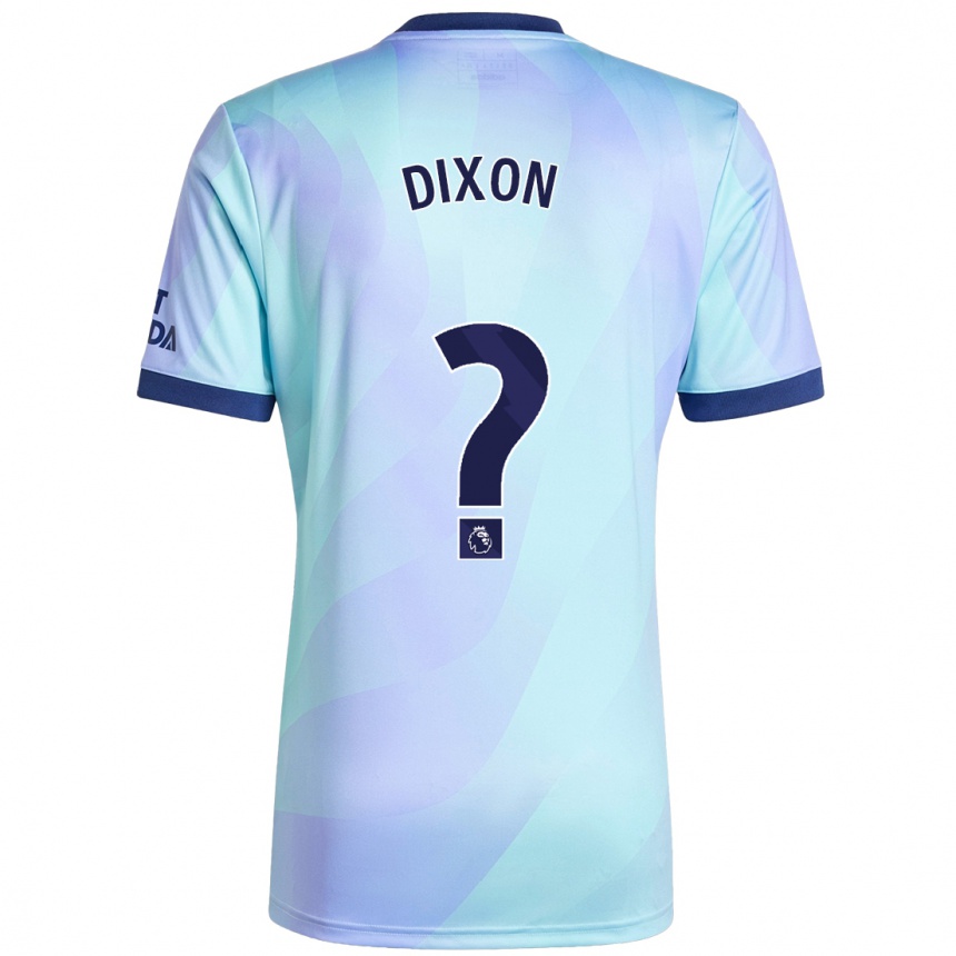 Vaikiškas Danny Dixon #0 Aqua Trečias Marškinėliai 2024/25 T-Shirt