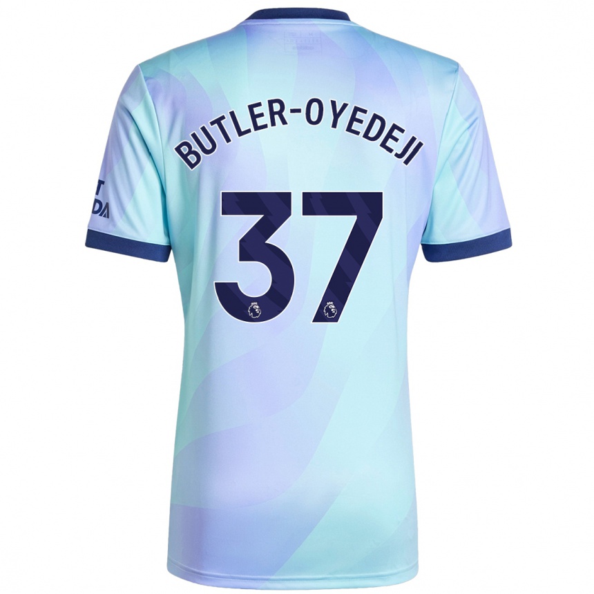 Vaikiškas Nathan Butler-Oyedeji #37 Aqua Trečias Marškinėliai 2024/25 T-Shirt