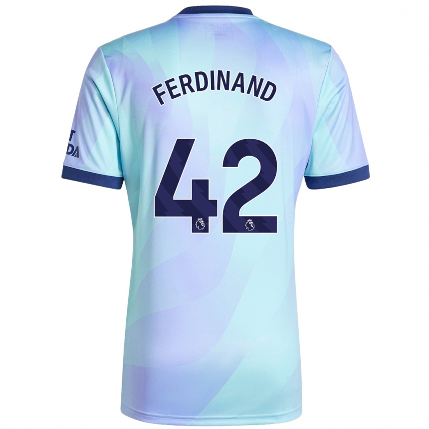 Vaikiškas Seb Ferdinand #42 Aqua Trečias Marškinėliai 2024/25 T-Shirt