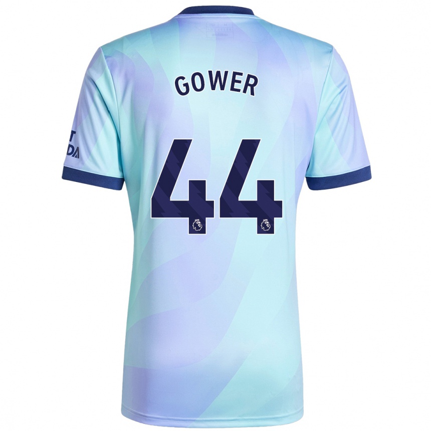 Vaikiškas Jimi Gower #44 Aqua Trečias Marškinėliai 2024/25 T-Shirt