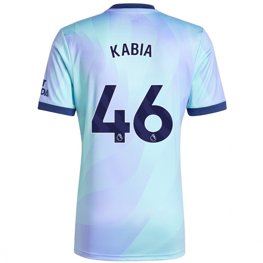 Vaikiškas Ismeal Kabia #46 Aqua Trečias Marškinėliai 2024/25 T-Shirt