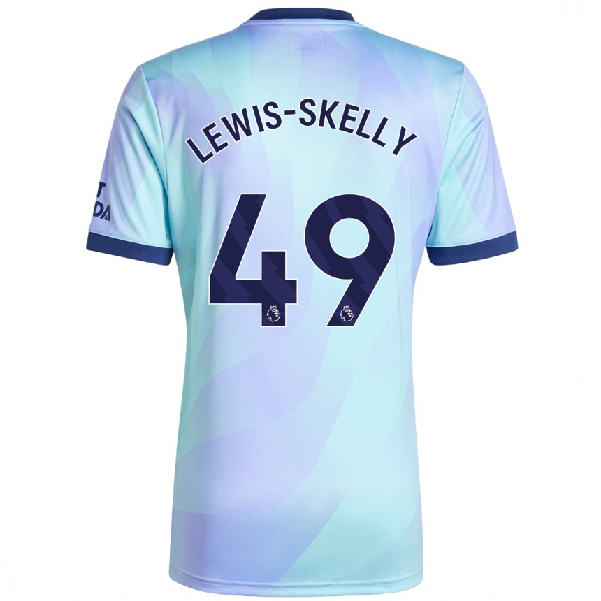 Vaikiškas Myles Lewis-Skelly #49 Aqua Trečias Marškinėliai 2024/25 T-Shirt