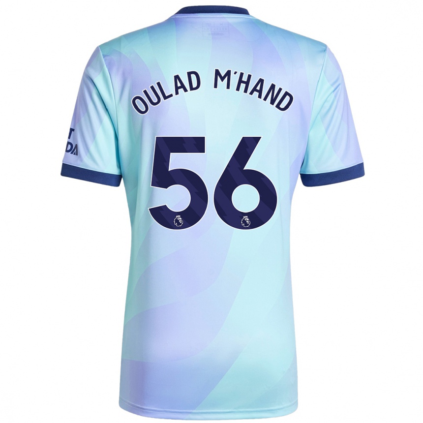 Vaikiškas Salah-Eddine Oulad M'hand #56 Aqua Trečias Marškinėliai 2024/25 T-Shirt