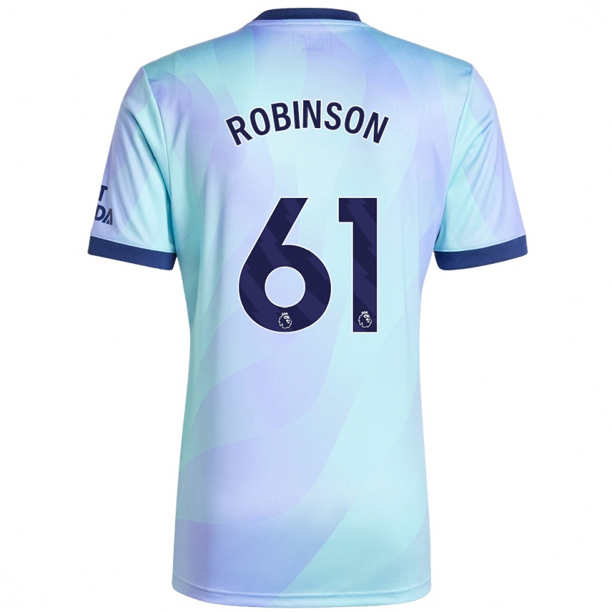 Vaikiškas Josh Robinson #61 Aqua Trečias Marškinėliai 2024/25 T-Shirt