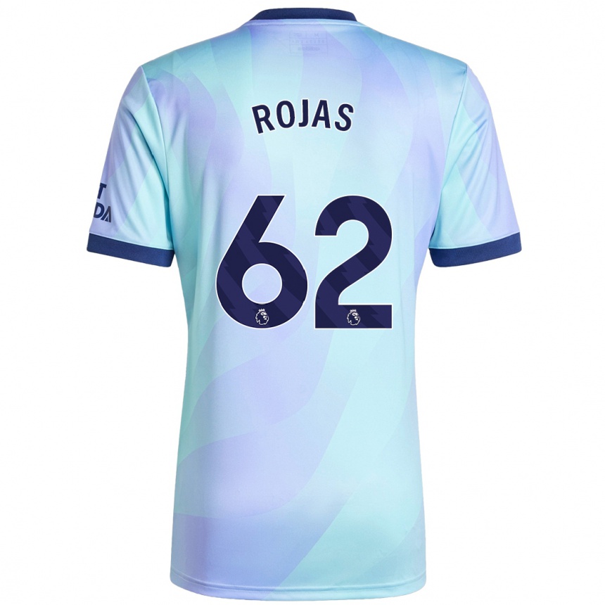 Vaikiškas Alexei Rojas #62 Aqua Trečias Marškinėliai 2024/25 T-Shirt