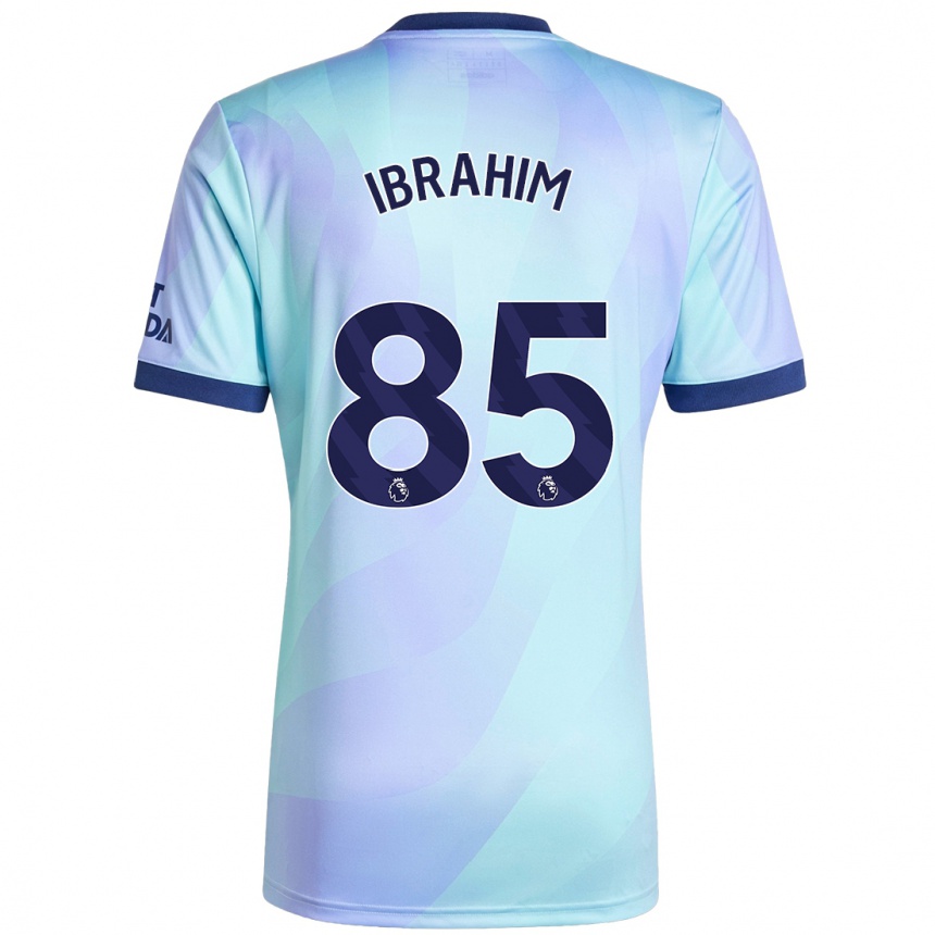 Vaikiškas Ife Ibrahim #85 Aqua Trečias Marškinėliai 2024/25 T-Shirt