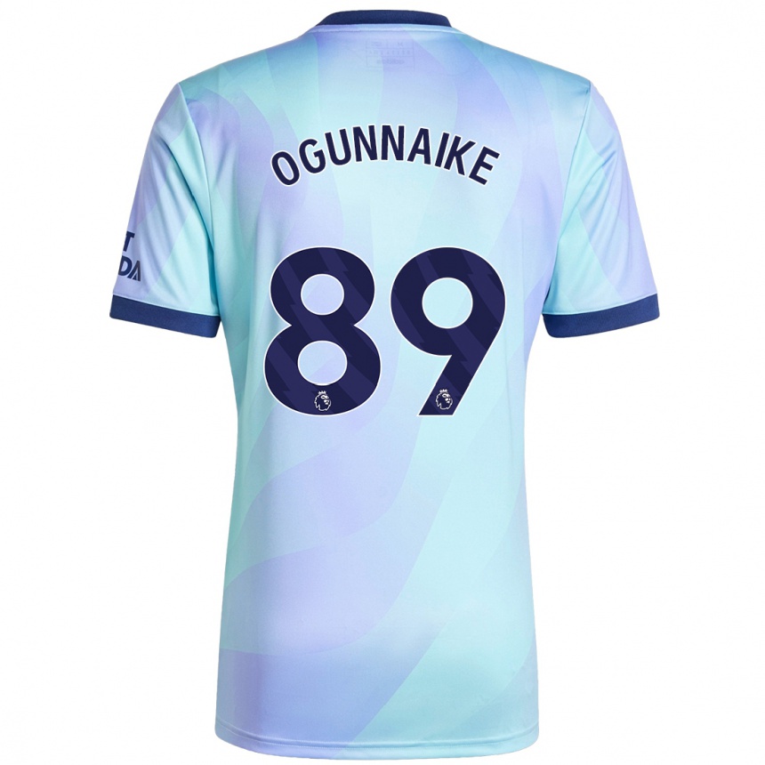 Vaikiškas Josh Ogunnaike #89 Aqua Trečias Marškinėliai 2024/25 T-Shirt