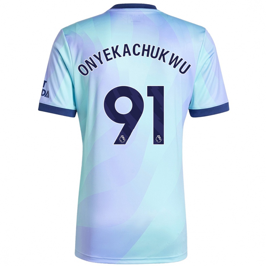 Vaikiškas Samuel Onyekachukwu #91 Aqua Trečias Marškinėliai 2024/25 T-Shirt