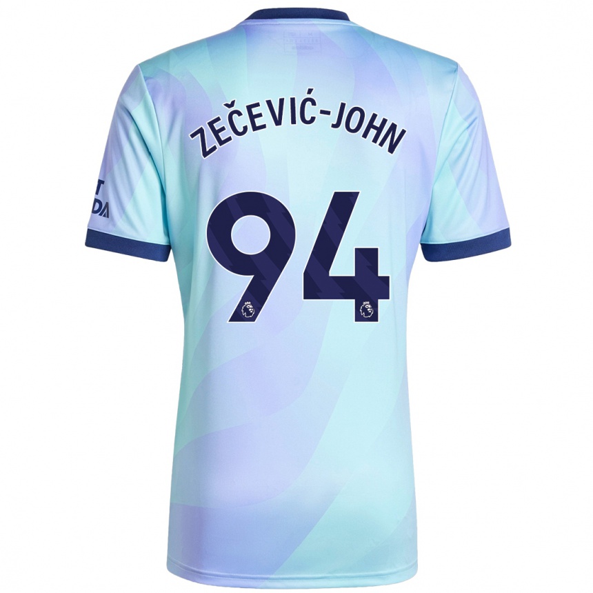 Vaikiškas Louis Zečević-John #94 Aqua Trečias Marškinėliai 2024/25 T-Shirt