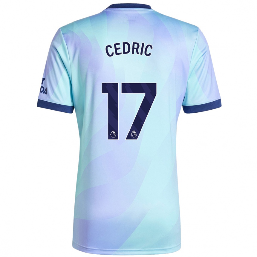 Vaikiškas Cedric Soares #17 Aqua Trečias Marškinėliai 2024/25 T-Shirt