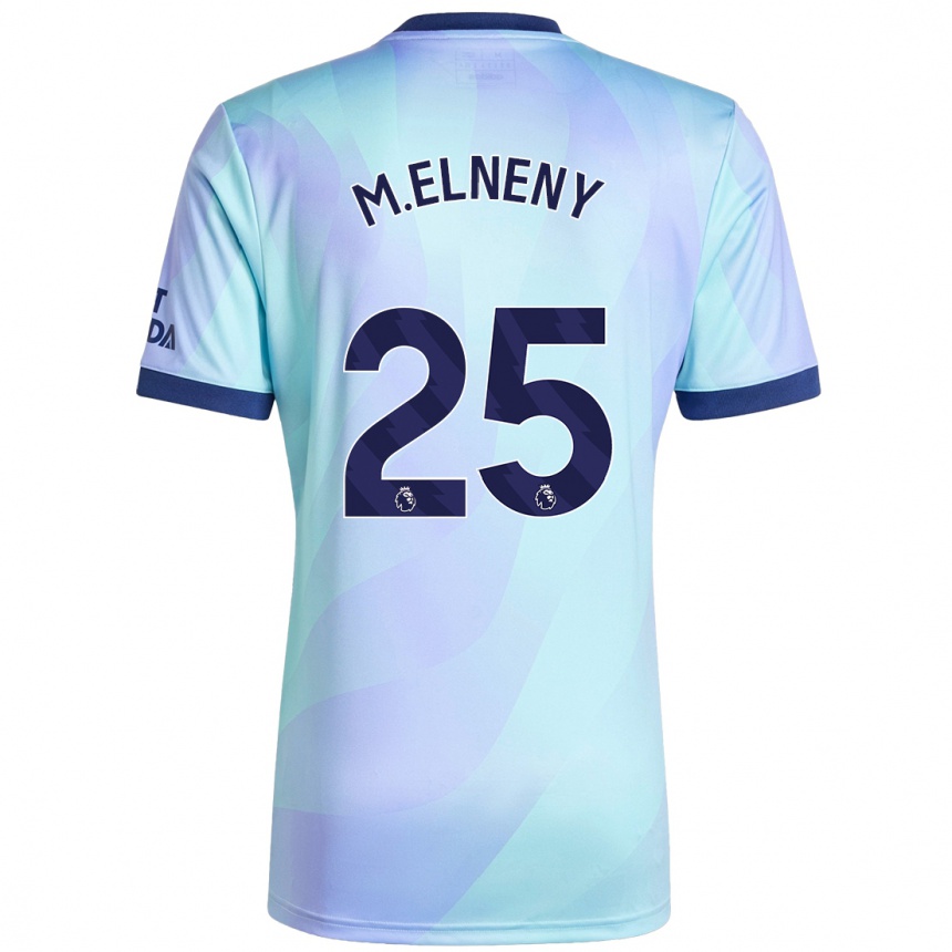 Vaikiškas Mohamed Elneny #25 Aqua Trečias Marškinėliai 2024/25 T-Shirt