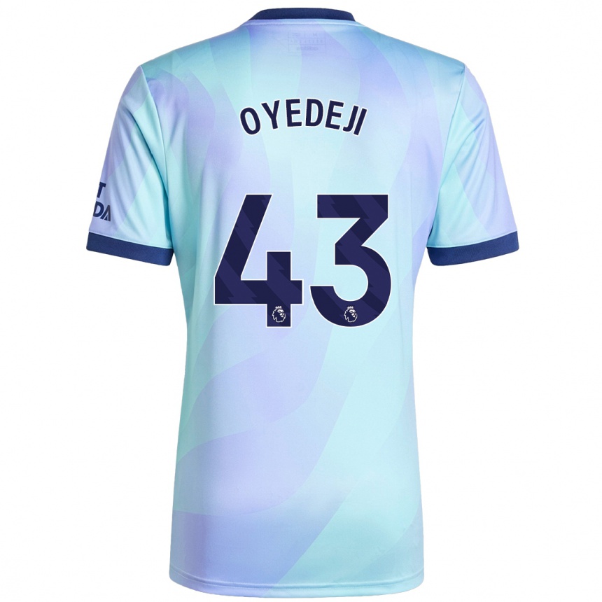 Vaikiškas Nathan Butler Oyedeji #43 Aqua Trečias Marškinėliai 2024/25 T-Shirt