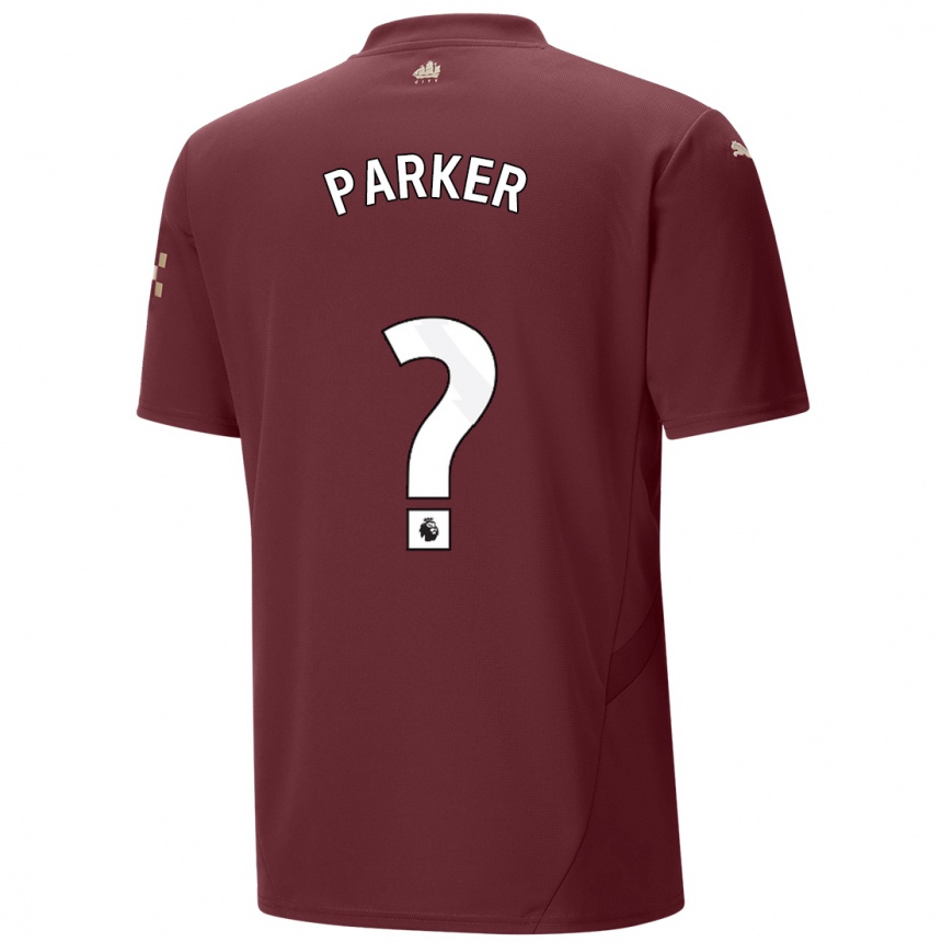 Vaikiškas Harrison Parker #0 Kaštoninės Spalvos Trečias Marškinėliai 2024/25 T-Shirt