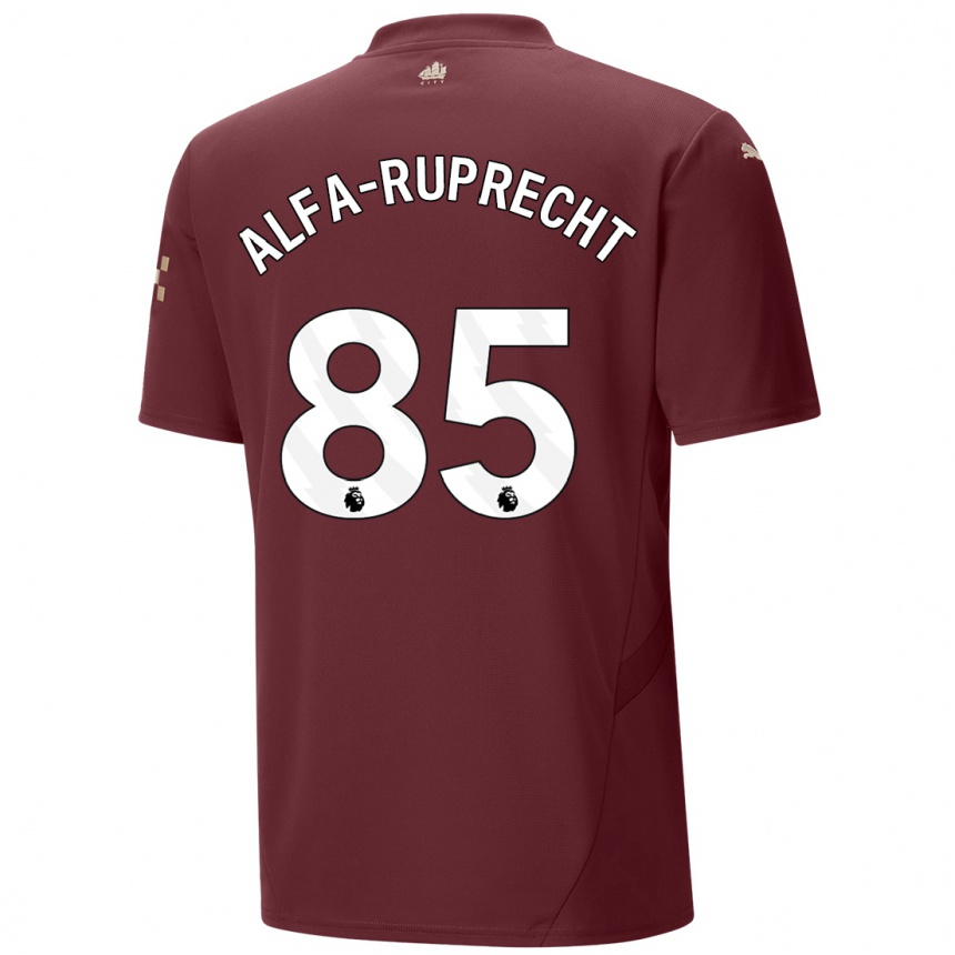 Vaikiškas Farid Alfa-Ruprecht #85 Kaštoninės Spalvos Trečias Marškinėliai 2024/25 T-Shirt