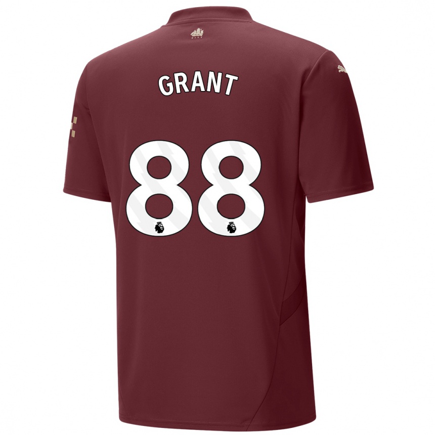 Vaikiškas True Grant #88 Kaštoninės Spalvos Trečias Marškinėliai 2024/25 T-Shirt