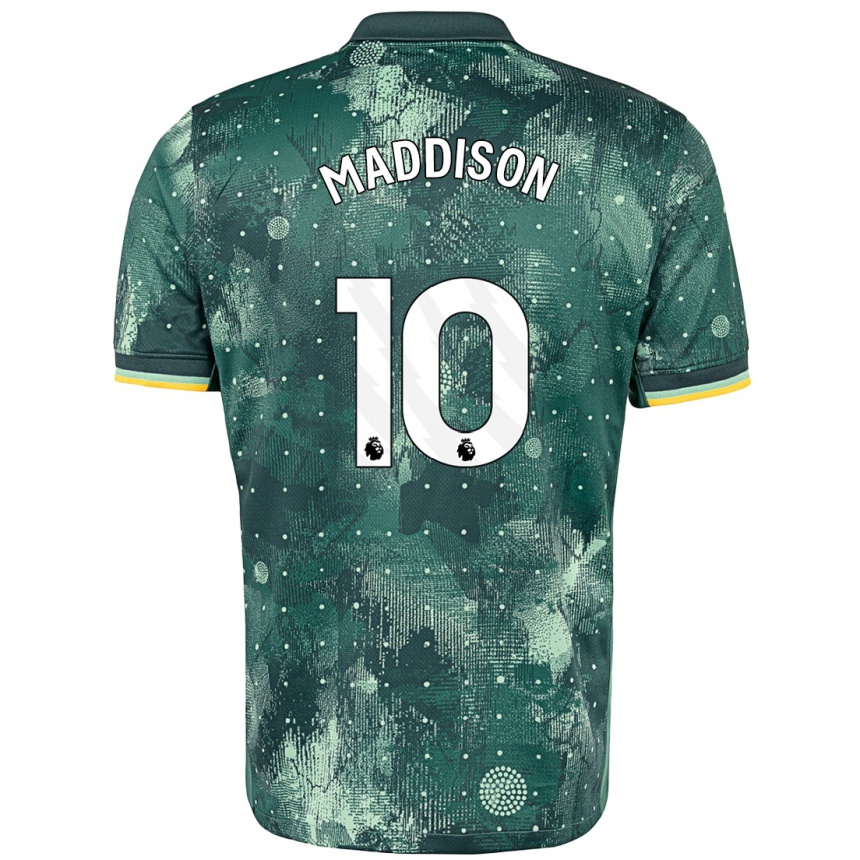 Vaikiškas James Maddison #10 Mėtų Žalia Trečias Marškinėliai 2024/25 T-Shirt