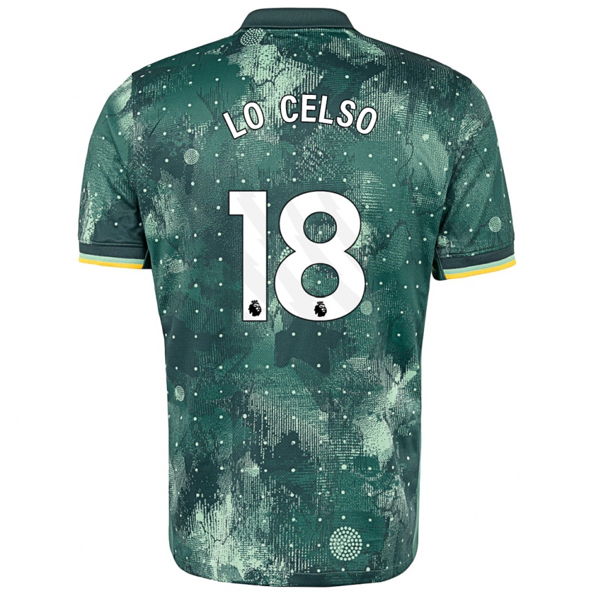 Vaikiškas Giovani Lo Celso #20 Mėtų Žalia Trečias Marškinėliai 2024/25 T-Shirt