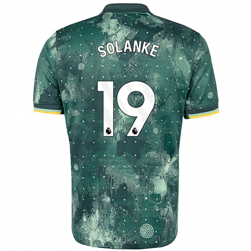 Vaikiškas Dominic Solanke #19 Mėtų Žalia Trečias Marškinėliai 2024/25 T-Shirt