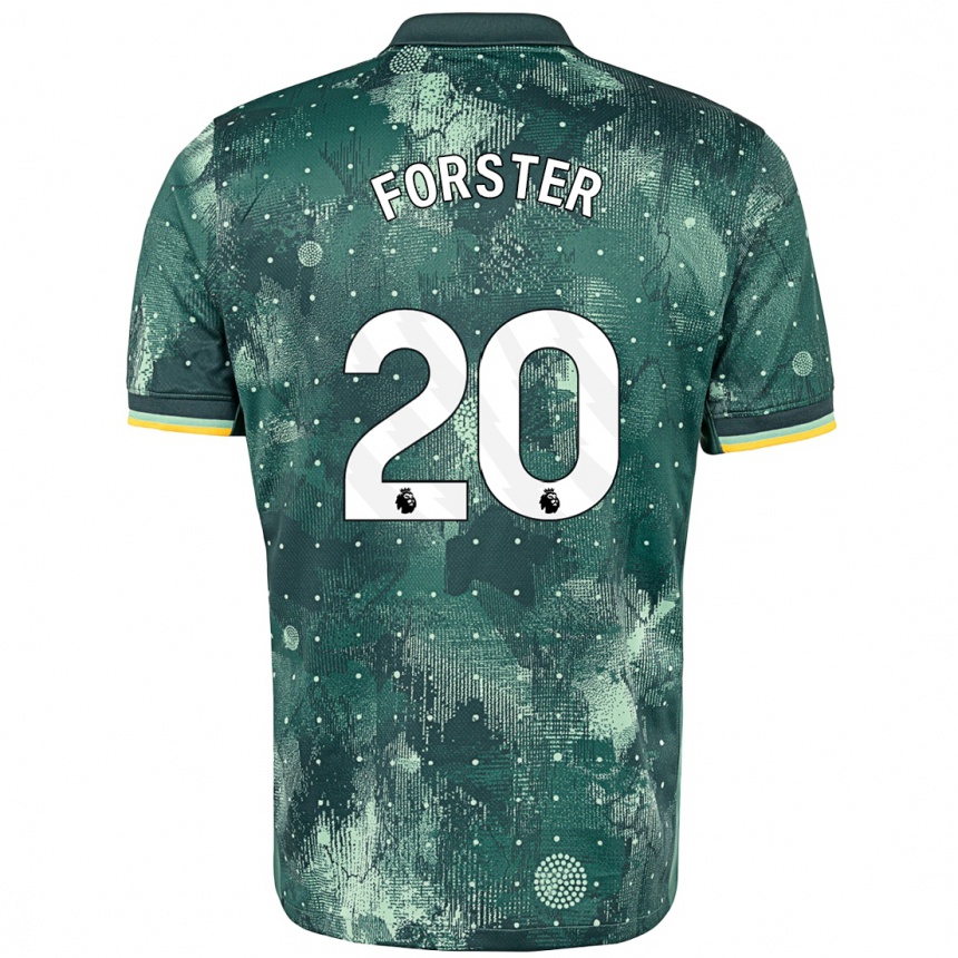 Vaikiškas Fraser Forster #20 Mėtų Žalia Trečias Marškinėliai 2024/25 T-Shirt