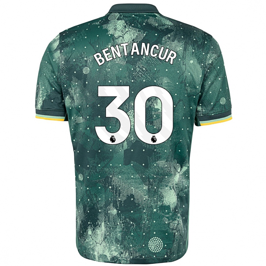 Vaikiškas Rodrigo Bentancur #30 Mėtų Žalia Trečias Marškinėliai 2024/25 T-Shirt