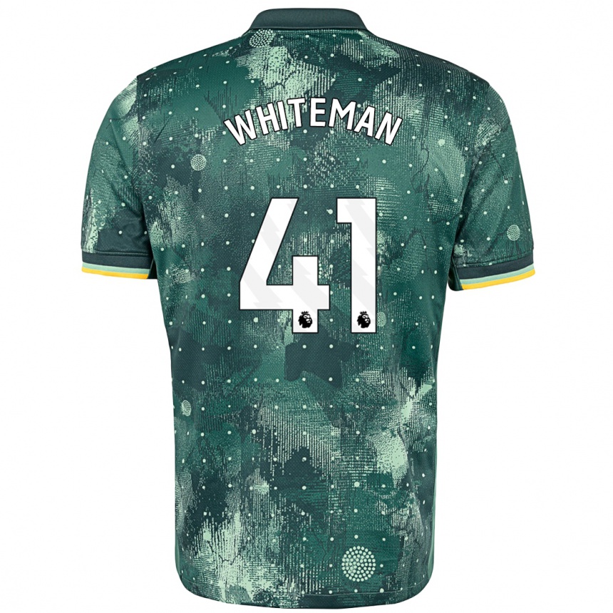 Vaikiškas Alfie Whiteman #41 Mėtų Žalia Trečias Marškinėliai 2024/25 T-Shirt