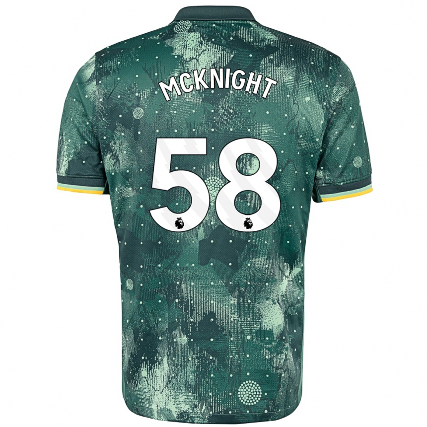 Vaikiškas Maxwell Mcknight #58 Mėtų Žalia Trečias Marškinėliai 2024/25 T-Shirt