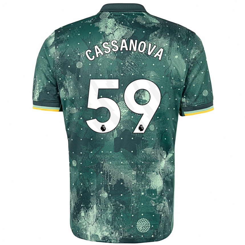 Vaikiškas Dante Cassanova #59 Mėtų Žalia Trečias Marškinėliai 2024/25 T-Shirt