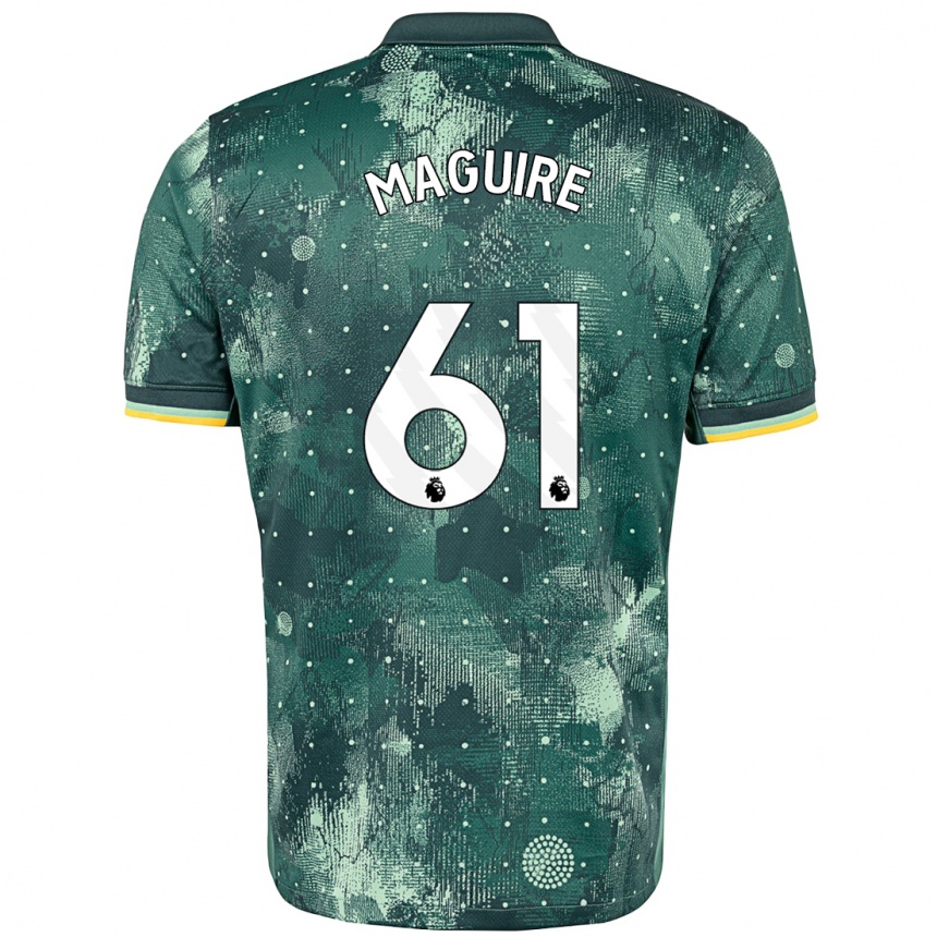 Vaikiškas Aaron Maguire #61 Mėtų Žalia Trečias Marškinėliai 2024/25 T-Shirt