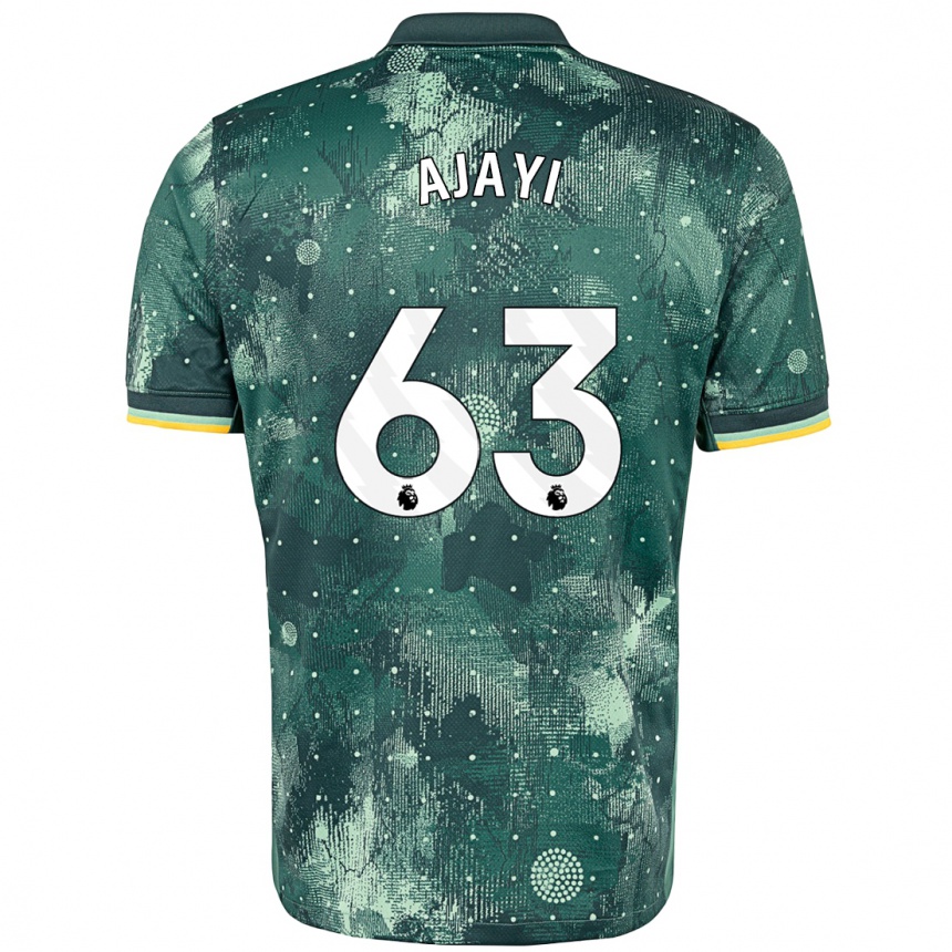 Vaikiškas Damola Ajayi #63 Mėtų Žalia Trečias Marškinėliai 2024/25 T-Shirt