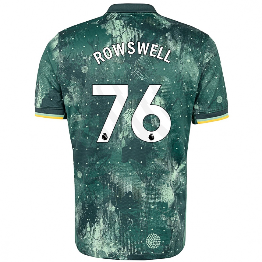 Vaikiškas James Rowswell #76 Mėtų Žalia Trečias Marškinėliai 2024/25 T-Shirt