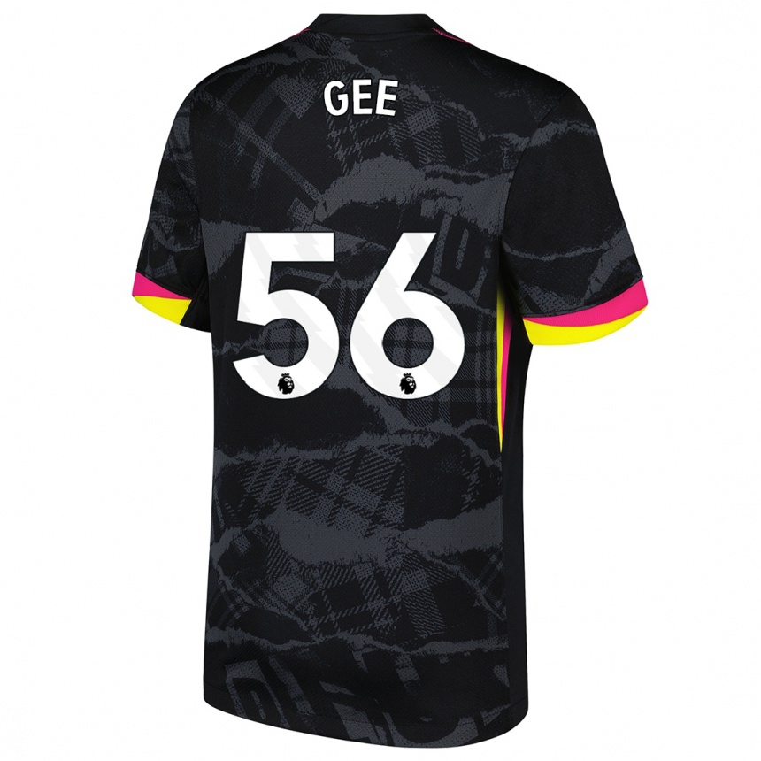 Vaikiškas Billy Gee #56 Juoda Rožinė Trečias Marškinėliai 2024/25 T-Shirt