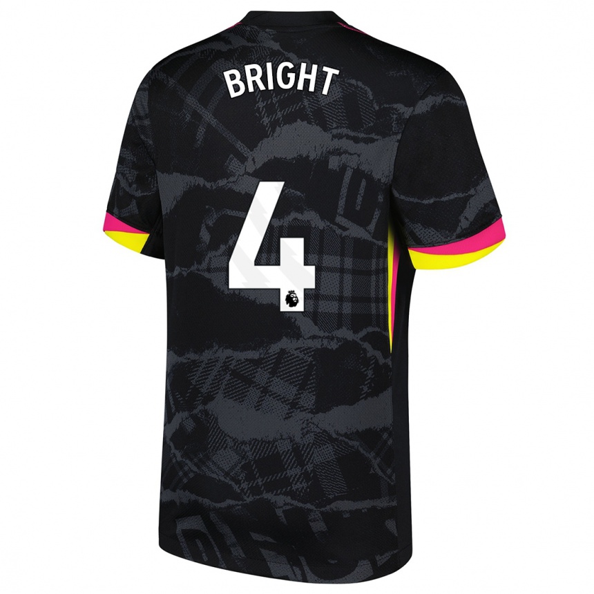 Vaikiškas Millie Bright #4 Juoda Rožinė Trečias Marškinėliai 2024/25 T-Shirt