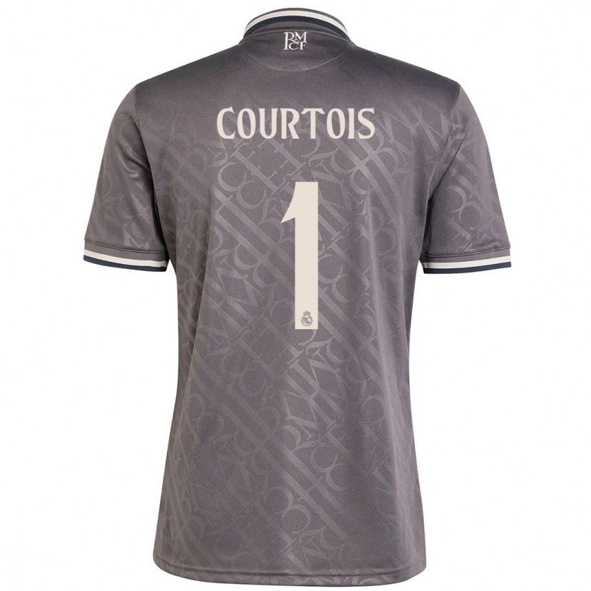 Vaikiškas Thibaut Courtois #1 Anglis Trečias Marškinėliai 2024/25 T-Shirt