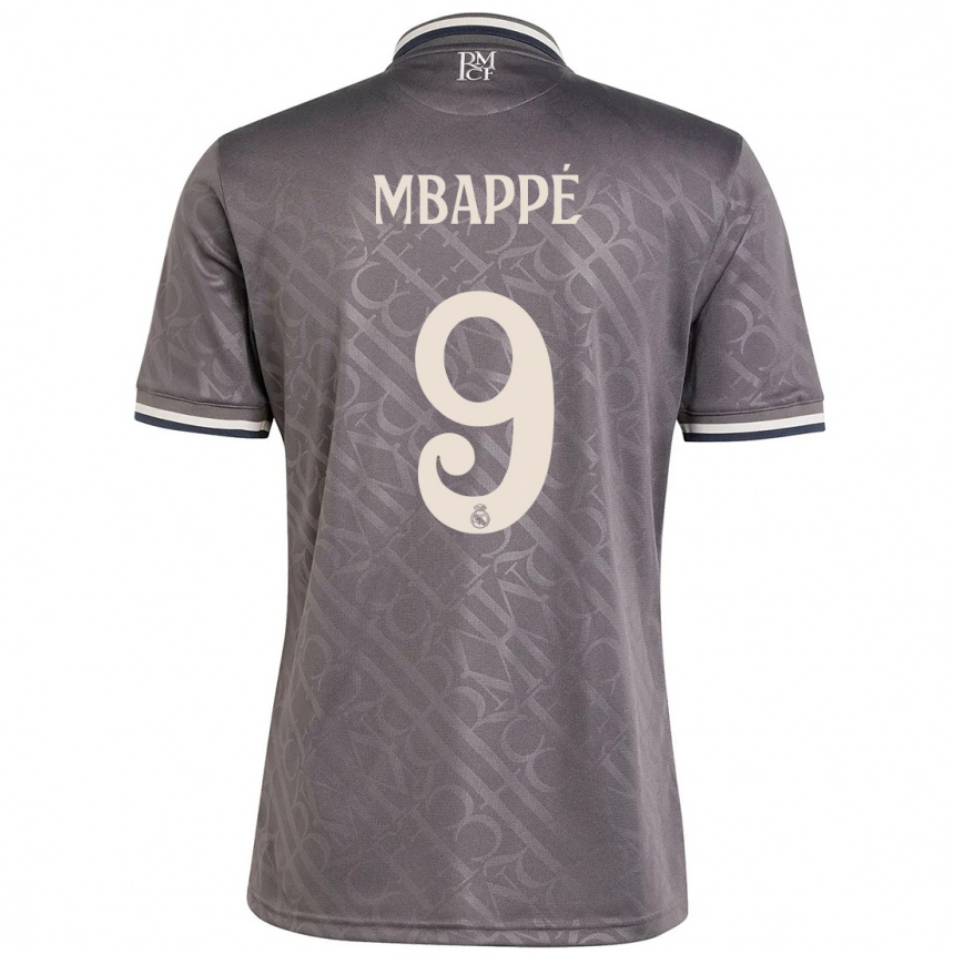 Vaikiškas Kylian Mbappe #9 Anglis Trečias Marškinėliai 2024/25 T-Shirt