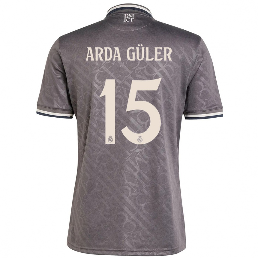 Vaikiškas Arda Güler #15 Anglis Trečias Marškinėliai 2024/25 T-Shirt