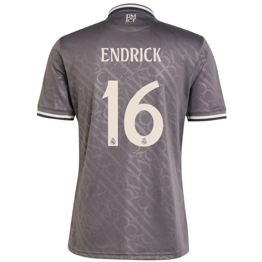 Vaikiškas Endrick #16 Anglis Trečias Marškinėliai 2024/25 T-Shirt