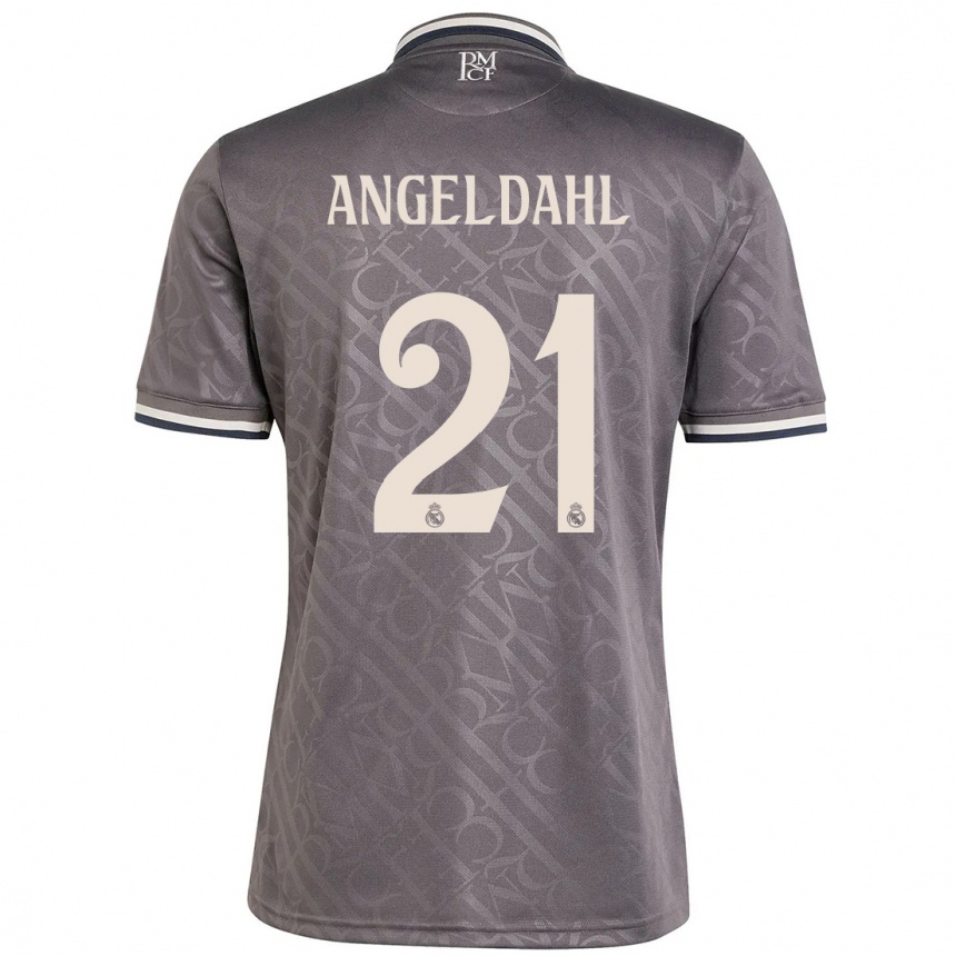 Vaikiškas Filippa Angeldahl #21 Anglis Trečias Marškinėliai 2024/25 T-Shirt