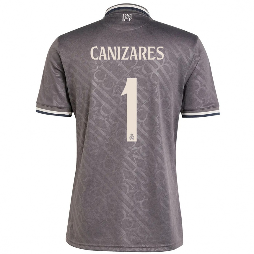 Vaikiškas Lucas Cañizares #1 Anglis Trečias Marškinėliai 2024/25 T-Shirt