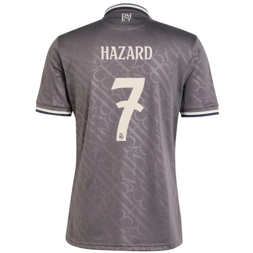 Vaikiškas Eden Hazard #7 Anglis Trečias Marškinėliai 2024/25 T-Shirt