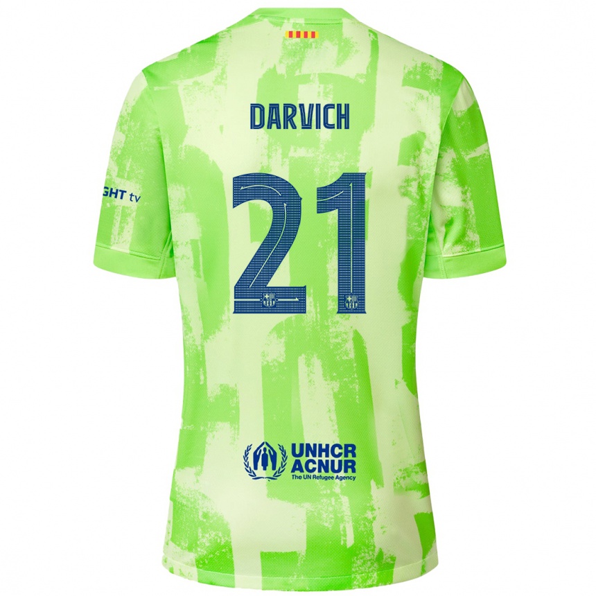 Vaikiškas Noah Darvich #21 Kalkių Trečias Marškinėliai 2024/25 T-Shirt