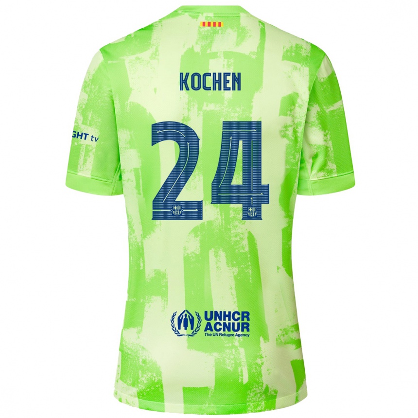 Vaikiškas Diego Kochen #24 Kalkių Trečias Marškinėliai 2024/25 T-Shirt