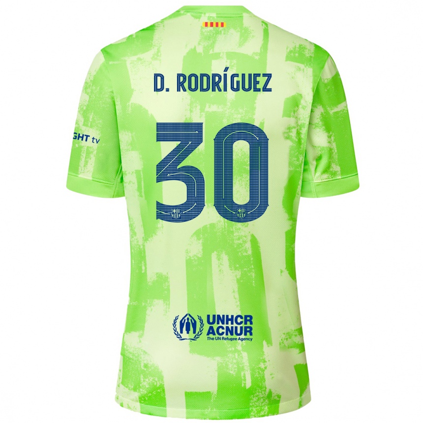 Vaikiškas Dani Rodríguez #30 Kalkių Trečias Marškinėliai 2024/25 T-Shirt