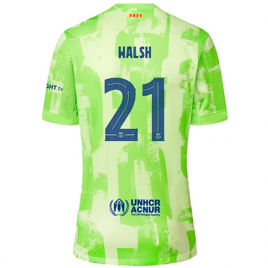 Vaikiškas Keira Walsh #21 Kalkių Trečias Marškinėliai 2024/25 T-Shirt