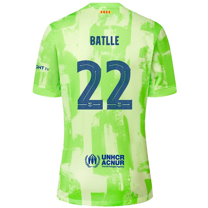 Vaikiškas Ona Batlle #22 Kalkių Trečias Marškinėliai 2024/25 T-Shirt